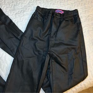 edikted leather pants size small